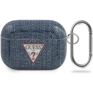 Etui Guess GUACAPTPUJULDB Apple AirPods Pro cover granatowy/dark blue Jeans Collection
