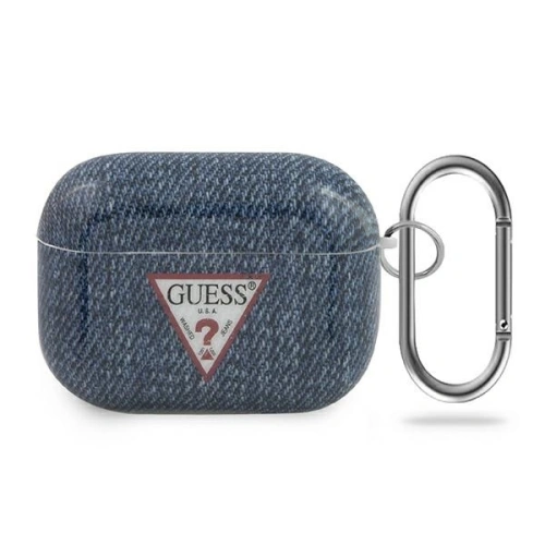 Kup Etui Guess GUACAPTPUJULDB pentru Apple AirPods Pro, granat/jean albastru închis, Colecția Jeans - GUE713BLU - {ean13} - Sklep Home Screen