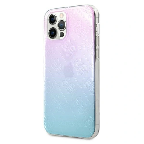 Kup Etui Guess GUHCP12L3D4GGBP Apple iPhone 12 Pro Max kék-rózsaszín/blue&pink hardcase 4G 3D Pattern Collection - GUE715BLUPNK - {ean13} - Sklep Home Screen