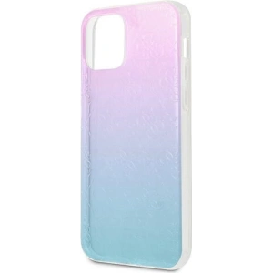 Buy Guess GUHCP12L3D4GGBP Apple iPhone 12 Pro Max blue&pink hardcase 4G 3D Pattern Collection - GUE715BLUPNK - {ean13} - Home Screen Store Europe