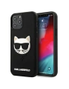 Karl Lagerfeld Apple Tasche KLHCP12LCH3DBK iPhone 12 Pro Max schwarz/schwarz Hartschale 3D Rubber Choupette