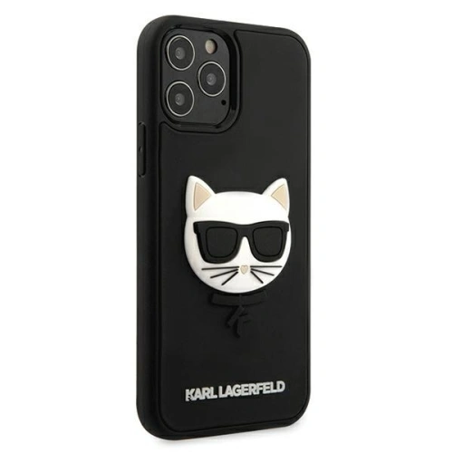 Kup Etui Karl Lagerfeld KLHCP12LCH3DBK Apple iPhone 12 Pro Max černý/black hardcase 3D Rubber Choupette - KLD385BLK - {ean13} - Sklep Home Screen