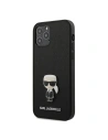 Kup Etui Karl Lagerfeld KLHCP12LIKMSBK Apple iPhone 12 Pro Max czarny/black hardcase Saffiano Ikonik Metal - KLD387BLK - {ean13} - Sklep Home Screen