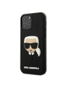 Buy Karl Lagerfeld KLHCP12LKH3DBK Apple iPhone 12 Pro Max black hardcase 3D Rubber Karl`s Head - KLD388BLK - {ean13} - Home Screen Store Europe