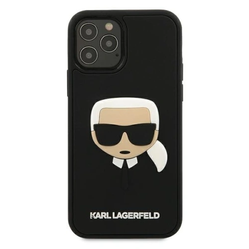 Kup Etui Karl Lagerfeld KLHCP12LKH3DBK Apple iPhone 12 Pro Max černý/black hardcase 3D Rubber Karl`s Head - KLD388BLK - {ean13} - Sklep Home Screen