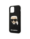 Buy Karl Lagerfeld KLHCP12LKH3DBK Apple iPhone 12 Pro Max black hardcase 3D Rubber Karl`s Head - KLD388BLK - {ean13} - Home Screen Store Europe