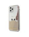 Kup Etui Karl Lagerfeld KLHCP12LPABGNU Apple iPhone 12 Pro Max różowo-złoty/pink gold hardcase PEEK A BOO Liquid Glitter - KLD389RS - {ean13} - Sklep Home Screen