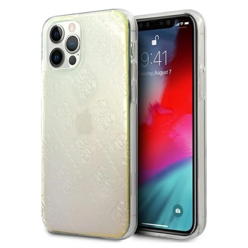 Kup Etui Guess GUHCP12L3D4GIRBL Apple iPhone 12 Pro Max opalový/iridescentní hardcase 4G 3D Pattern Collection - GUE716IRI - {ean13} - Sklep Home Screen