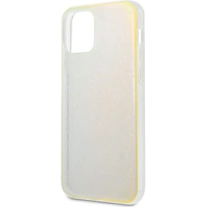 Etui Guess GUHCP12L3D4GIRBL Apple iPhone 12 Pro Max opalowy/iridescent hardcase 4G 3D Pattern Collection