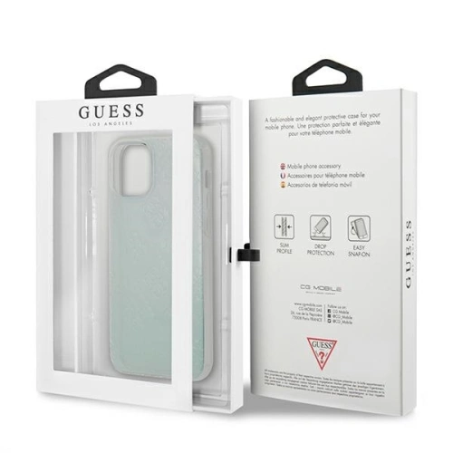 Buy Guess GUHCP12L3D4GIRBL Apple iPhone 12 Pro Max iridescent hardcase 4G 3D Pattern Collection - GUE716IRI - {ean13} - Home Screen Store Europe