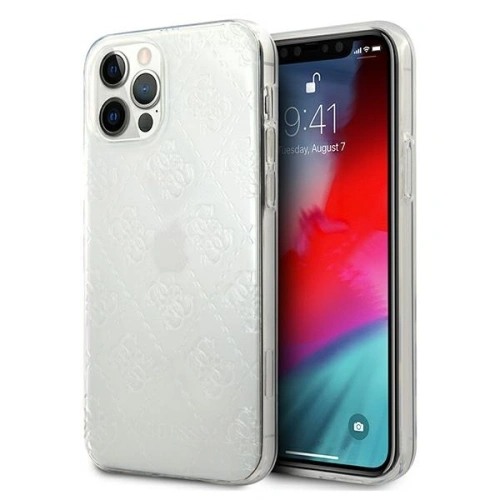 Kup Guess Apple Gehäuse GUHCP12L3D4GTR iPhone 12 Pro Max transparentes Hartschalengehäuse 4G 3D Pattern Collection - GUE717CL - {ean13} - Sklep Home Screen