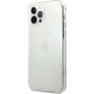 Buy Guess GUHCP12L3D4GTR Apple iPhone 12 Pro Max transparent hardcase 4G 3D Pattern Collection - GUE717CL - {ean13} - Home Screen Store Europe