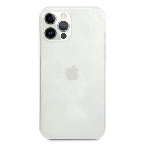 Buy Guess GUHCP12L3D4GTR Apple iPhone 12 Pro Max transparent hardcase 4G 3D Pattern Collection - GUE717CL - {ean13} - Home Screen Store Europe