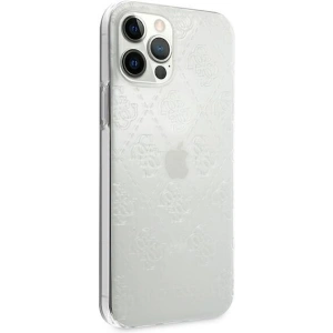 Buy Guess GUHCP12L3D4GTR Apple iPhone 12 Pro Max transparent hardcase 4G 3D Pattern Collection - GUE717CL - {ean13} - Home Screen Store Europe