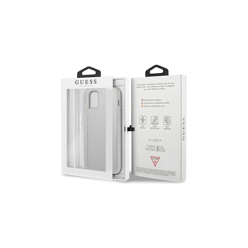 Etui Guess GUHCP12L3D4GTR Apple iPhone 12 Pro Max transparent hardcase 4G 3D Pattern Collection