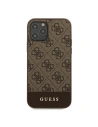 Kup Etui Guess GUHCP12LG4GLBR Apple iPhone 12 Pro Max brązowy/brown hardcase 4G Stripe Collection - GUE718BR - {ean13} - Sklep Home Screen