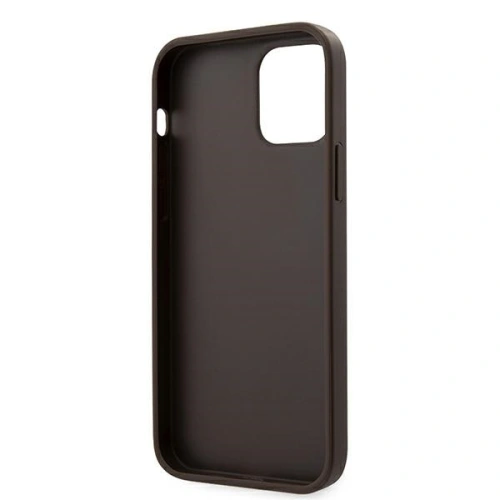 Kup Etui Guess GUHCP12LG4GLBR Apple iPhone 12 Pro Max brązowy/brown hardcase 4G Stripe Collection - GUE718BR - {ean13} - Sklep Home Screen