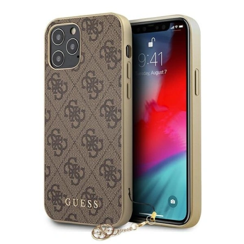 Kup Etui Guess GUHCP12LGF4GBR Apple iPhone 12 Pro Max hnědý/brown hardcase 4G Charms Collection - GUE720BR - {ean13} - Sklep Home Screen
