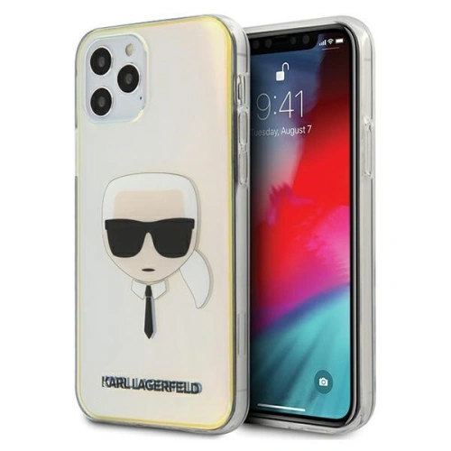 Buy Karl Lagerfeld KLHCP12LPCKHML Apple iPhone 12 Pro Max multicolor hardcase Iridescent Karl`s Head - KLD390MLT - {ean13} - Home Screen Store Europe