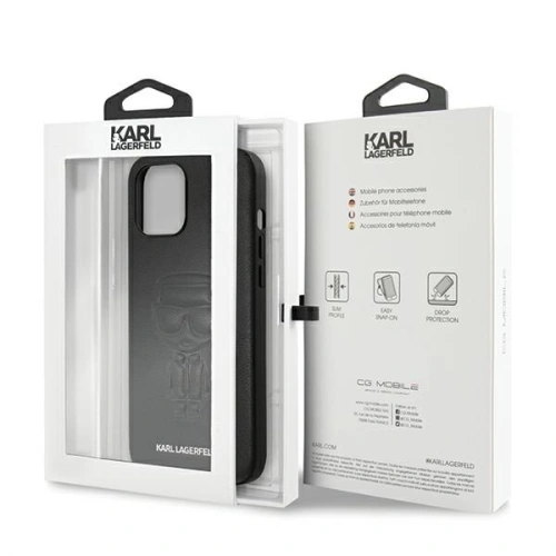 Kup Etui Karl Lagerfeld KLHCP12LPCUIKBK Apple iPhone 12 Pro Max negru/black hardcase Karl Ikonik Outline - KLD391BLK - {ean13} - Sklep Home Screen