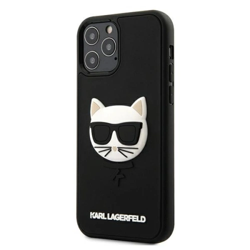 Kup Karl Lagerfeld Apple Tasche KLHCP12MCH3DBK iPhone 12/12 Pro schwarz/schwarz Hartschale 3D Rubber Choupette - KLD394BLK - {ean13} - Sklep Home Screen