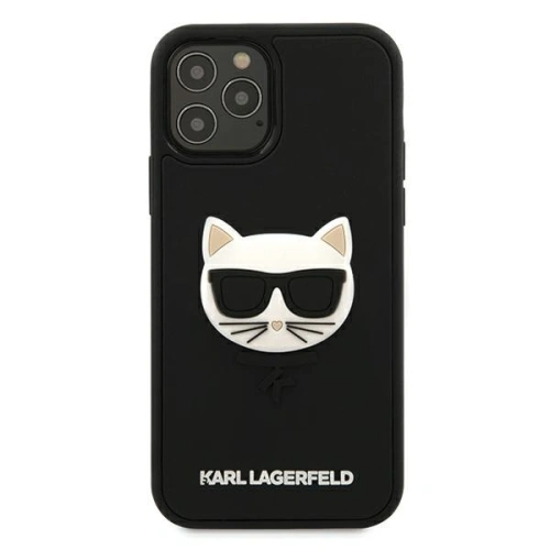Kup Karl Lagerfeld Apple Tasche KLHCP12MCH3DBK iPhone 12/12 Pro schwarz/schwarz Hartschale 3D Rubber Choupette - KLD394BLK - {ean13} - Sklep Home Screen