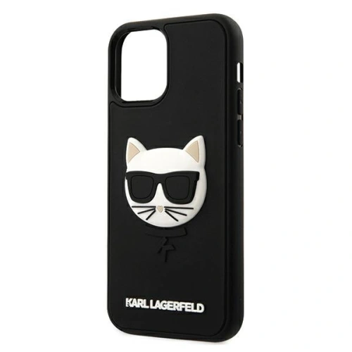 Kup Etui Karl Lagerfeld KLHCP12MCH3DBK Apple iPhone 12/12 Pro černý/black hardcase 3D Rubber Choupette - KLD394BLK - {ean13} - Sklep Home Screen