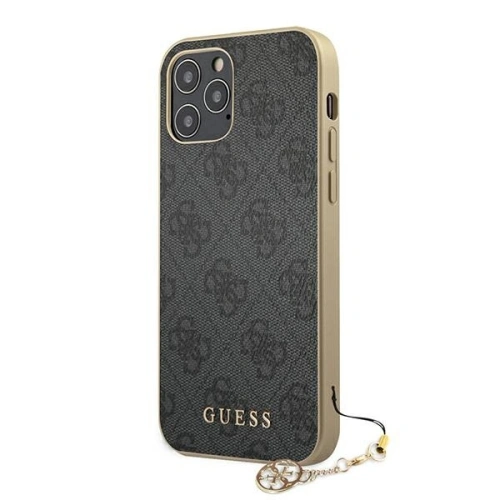 Kup Etui Guess GUHCP12LGF4GGR Apple iPhone 12 Pro Max szürke/grey hardcase 4G Charms Collection - GUE721GRY - {ean13} - Sklep Home Screen