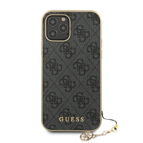Kup Etui Guess GUHCP12LGF4GGR Apple iPhone 12 Pro Max szürke/grey hardcase 4G Charms Collection - GUE721GRY - {ean13} - Sklep Home Screen