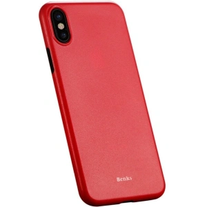 Kup Etui Benks Lollipop iPhone XS/X 5.8 Solid Red - BKS146RED - {ean13} - Sklep Home Screen