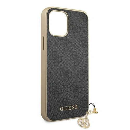 Kup Etui Guess GUHCP12LGF4GGR Apple iPhone 12 Pro Max szürke/grey hardcase 4G Charms Collection - GUE721GRY - {ean13} - Sklep Home Screen