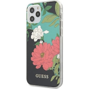 Buy Guess GUHCP12LIMLFL01 Apple iPhone 12 Pro Max black N°1 Flower Collection - GUE722BLK - {ean13} - Home Screen Store Europe