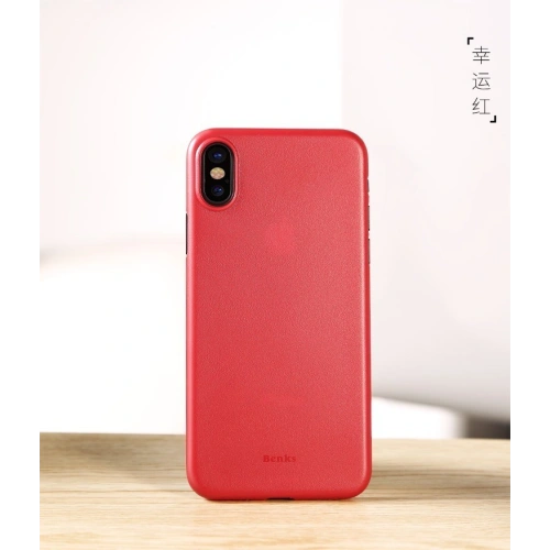 Kup Etui Benks Lollipop iPhone XS/X 5.8 Solid Red - BKS146RED - {ean13} - Sklep Home Screen