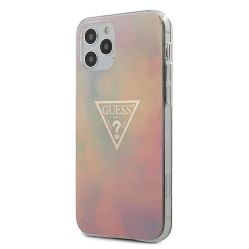 Kup Guess Apple Tasche GUHCP12LPCUMCGG01 iPhone 12 Pro Max rosa/rosa Hartschalenetui Tie & Die Collection - GUE726PNK - {ean13} - Sklep Home Screen