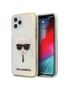 Karl Lagerfeld Apple Tasche KLHCP12MPCKHML iPhone 12/12 Pro mehrfarbig Hartschale Iridescent Karl`s Head