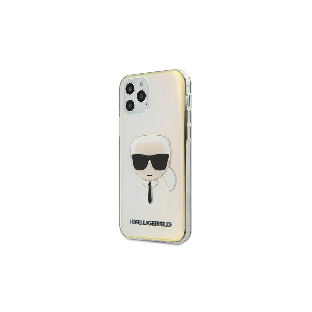 Etui Karl Lagerfeld KLHCP12MPCKHML Apple iPhone 12/12 Pro multicolor hardcase Iridescent Karl`s Head