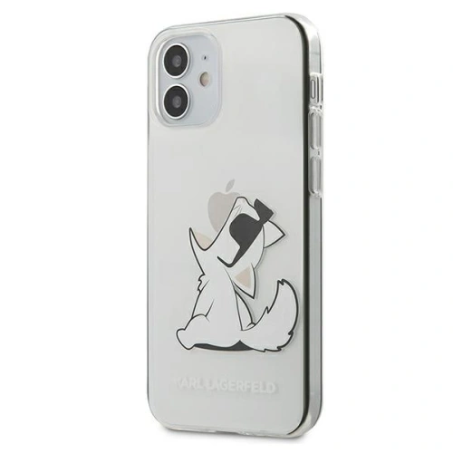 Kup Etui Karl Lagerfeld KLHCP12SCFNRC Apple iPhone 12 mini transparent hardcase Choupette Fun - KLD401CL - {ean13} - Sklep Home Screen