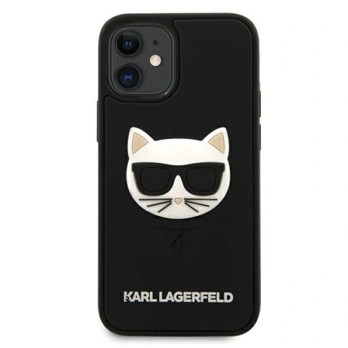 Kup Etui Karl Lagerfeld KLHCP12SCH3DBK Apple iPhone 12 mini černý/black hardcase 3D Rubber Choupette - KLD402BLK - {ean13} - Sklep Home Screen