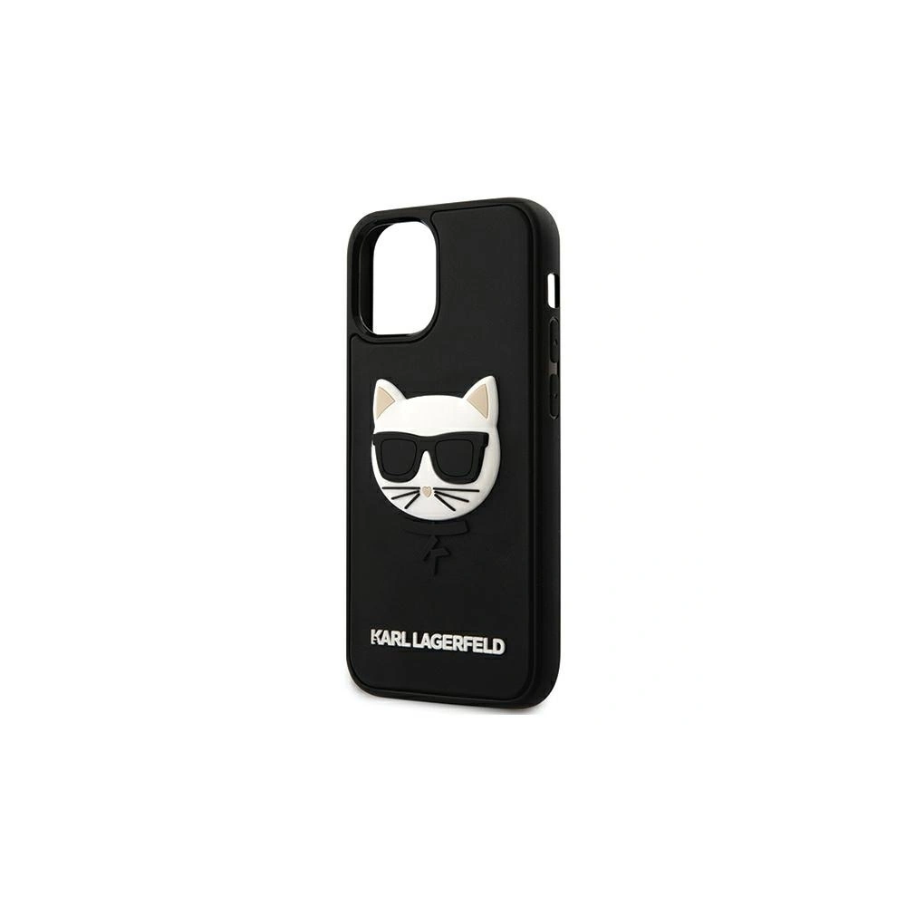 Etui Karl Lagerfeld KLHCP12SCH3DBK Apple iPhone 12 mini czarny/black hardcase 3D Rubber Choupette