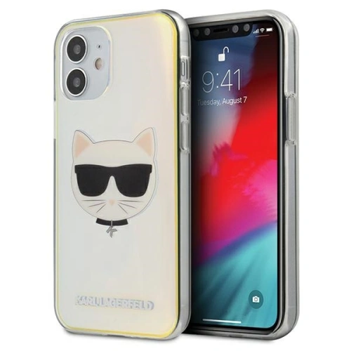 Kup Etui Karl Lagerfeld KLHCP12SCIR Apple iPhone 12 mini vícebarevný tvrdý kryt Iridescent Choupette - KLD403MLT - {ean13} - Sklep Home Screen