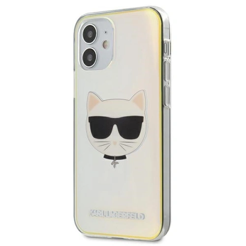Kup Etui Karl Lagerfeld KLHCP12SCIR Apple iPhone 12 mini vícebarevný tvrdý kryt Iridescent Choupette - KLD403MLT - {ean13} - Sklep Home Screen