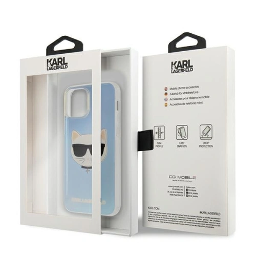 Kup Etui Karl Lagerfeld KLHCP12SCIR Apple iPhone 12 mini vícebarevný tvrdý kryt Iridescent Choupette - KLD403MLT - {ean13} - Sklep Home Screen