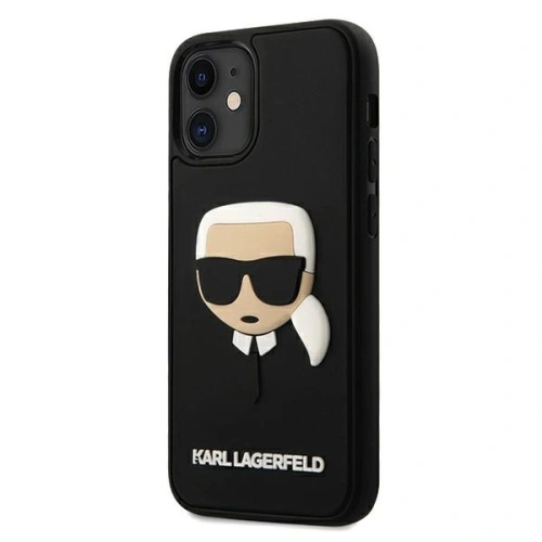 Kup Etui Karl Lagerfeld KLHCP12SKH3DBK Apple iPhone 12 mini černý/black hardcase 3D Rubber Karl`s Head - KLD404BLK - {ean13} - Sklep Home Screen