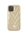 Kup Etui Guess GUHCP12LPUVQTMLBE Apple iPhone 12 Pro Max aurie/gold hardcase V-Quilted Collection - GUE731GLD - {ean13} - Sklep Home Screen