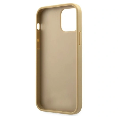 Kup Etui Guess GUHCP12LPUVQTMLBE Apple iPhone 12 Pro Max aurie/gold hardcase V-Quilted Collection - GUE731GLD - {ean13} - Sklep Home Screen