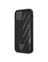 Etui Guess GUHCP12LPUVQTMLBK Apple iPhone 12 Pro Max černý/black hardcase V-Quilted Collection