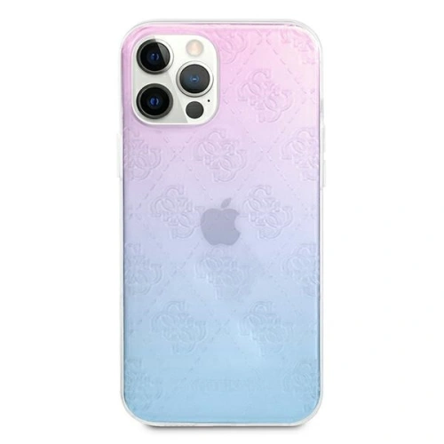 Kup Etui Guess GUHCP12M3D4GGBP Apple iPhone 12/12 Pro albastru-roz/blue&pink hardcase 4G 3D Pattern Collection - GUE733BLUPNK - {ean13} - Sklep Home Screen