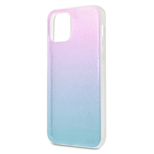 Kup Guess Apple Tasche GUHCP12M3D4GGBP iPhone 12/12 Pro blau/rosa/blau/rosa Hartschalenetui 4G 3D Pattern Collection - GUE733BLUPNK - {ean13} - Sklep Home Screen