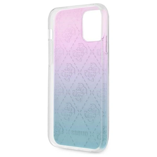 Kup Etui Guess GUHCP12M3D4GGBP Apple iPhone 12/12 Pro kék-rózsaszín hardcase 4G 3D Pattern Collection - GUE733BLUPNK - {ean13} - Sklep Home Screen