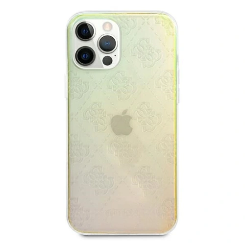 Buy Guess GUHCP12M3D4GIRBL Apple iPhone 12/12 Pro iridescent hardcase 4G 3D Pattern Collection - GUE734IRI - {ean13} - Home Screen Store Europe